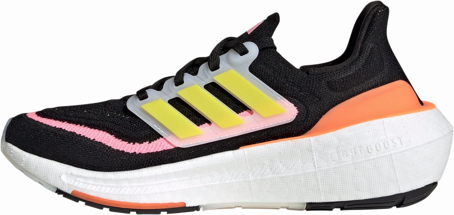 adidas Ultra Boost Light Womens Running Shoes - Black concrete running