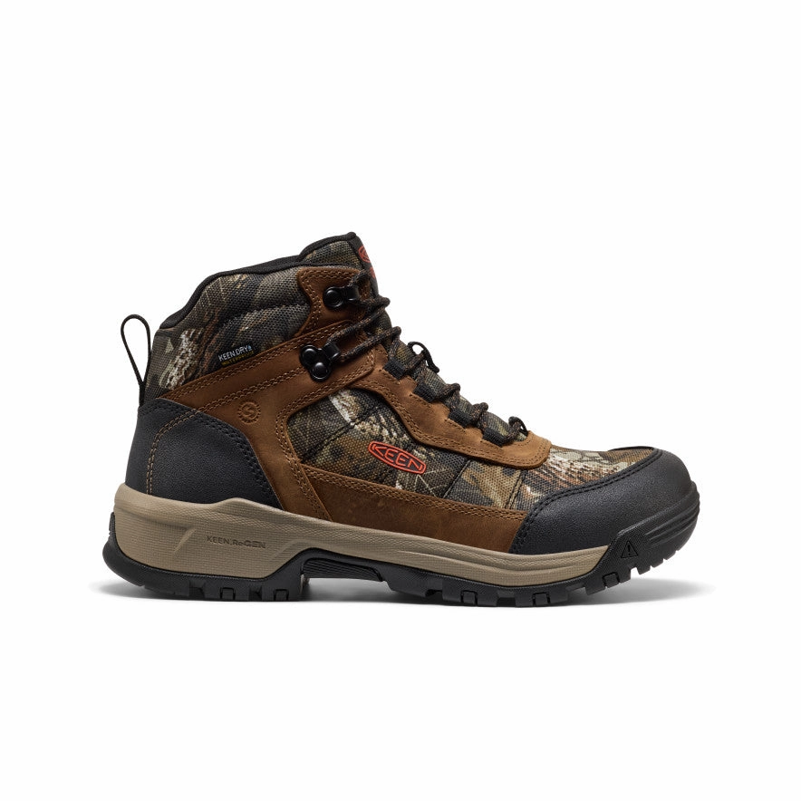 Men's Skokie Waterproof Work Boot (Soft Toe)  |  Camo/Black Odor Resistant Off Road