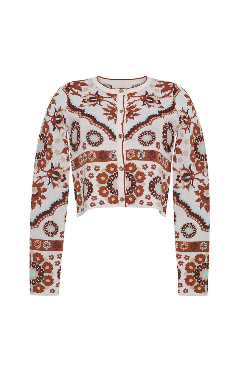 Embroidered Ila Cardigan