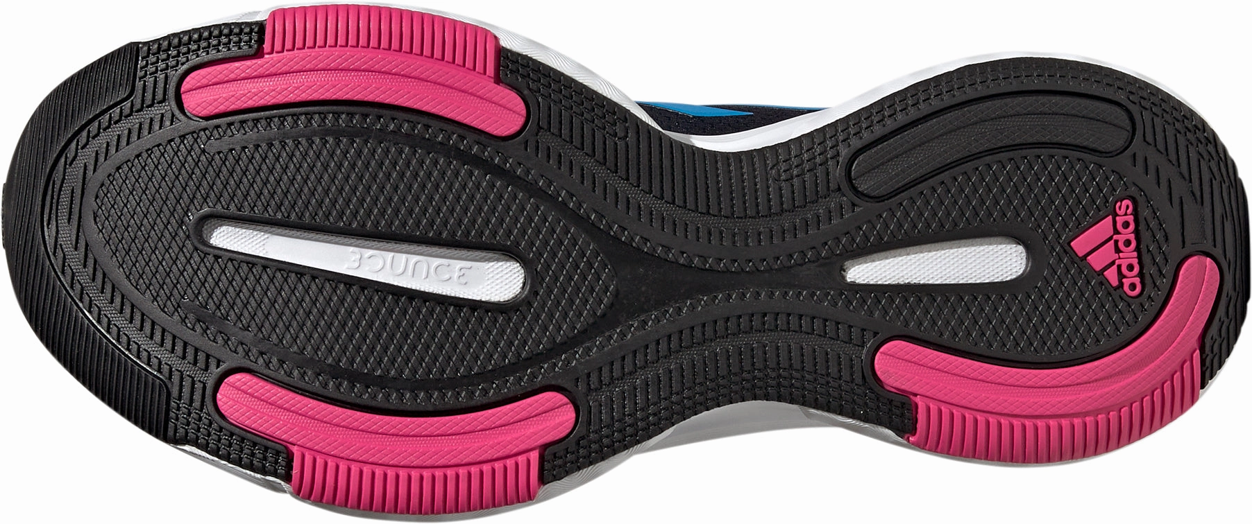 Breathable Heel Panel adidas Response Mens Running Shoes - Black