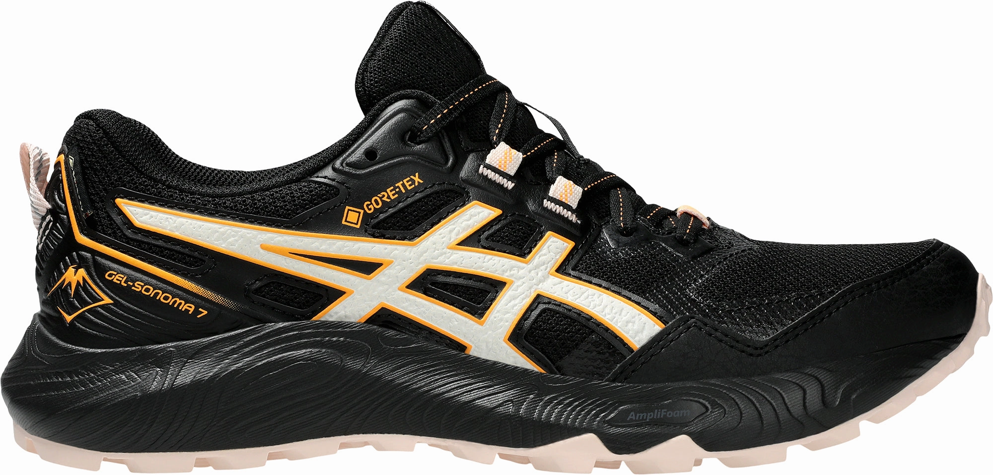 stable sole shoes Asics Gel Sonoma 7 GORE-TEX Womens Running Shoes - Black