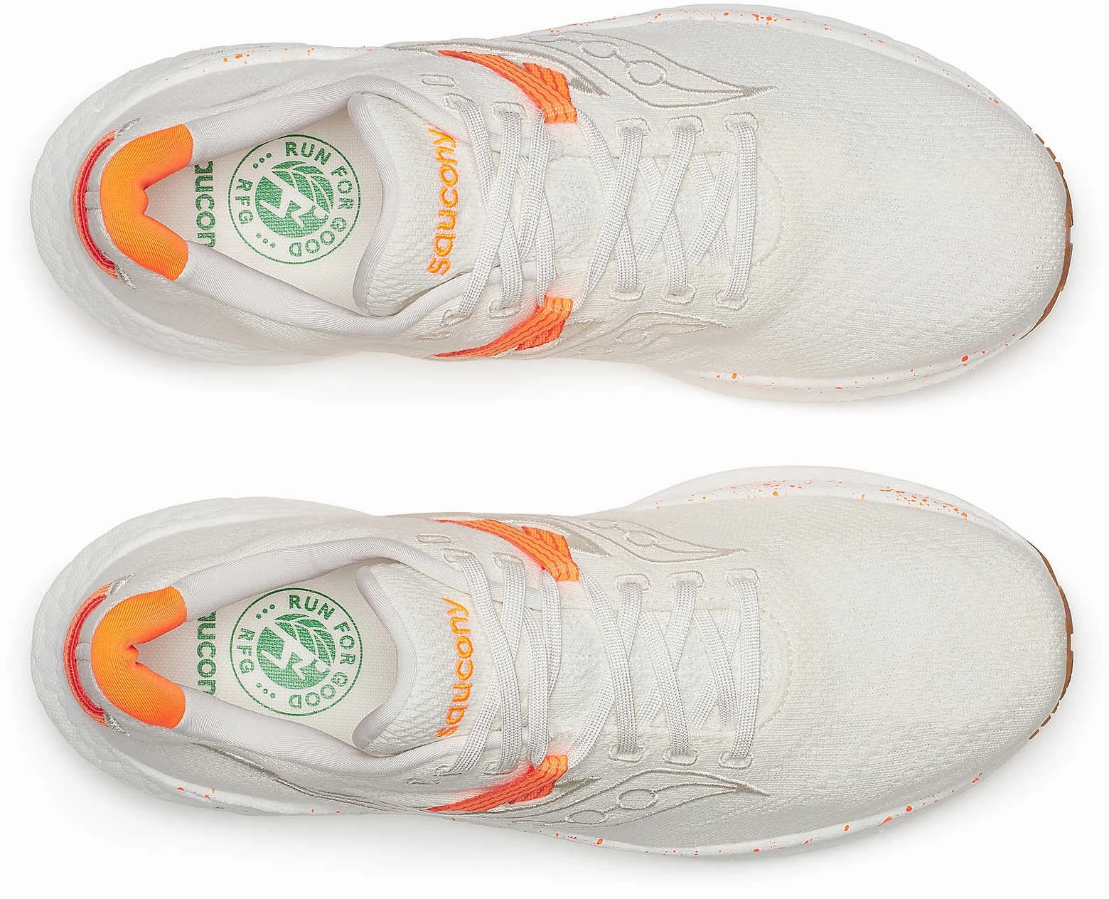 lateral - support - stability shoes fencing shoes Saucony Triumph RFG Mens Running Shoes - White