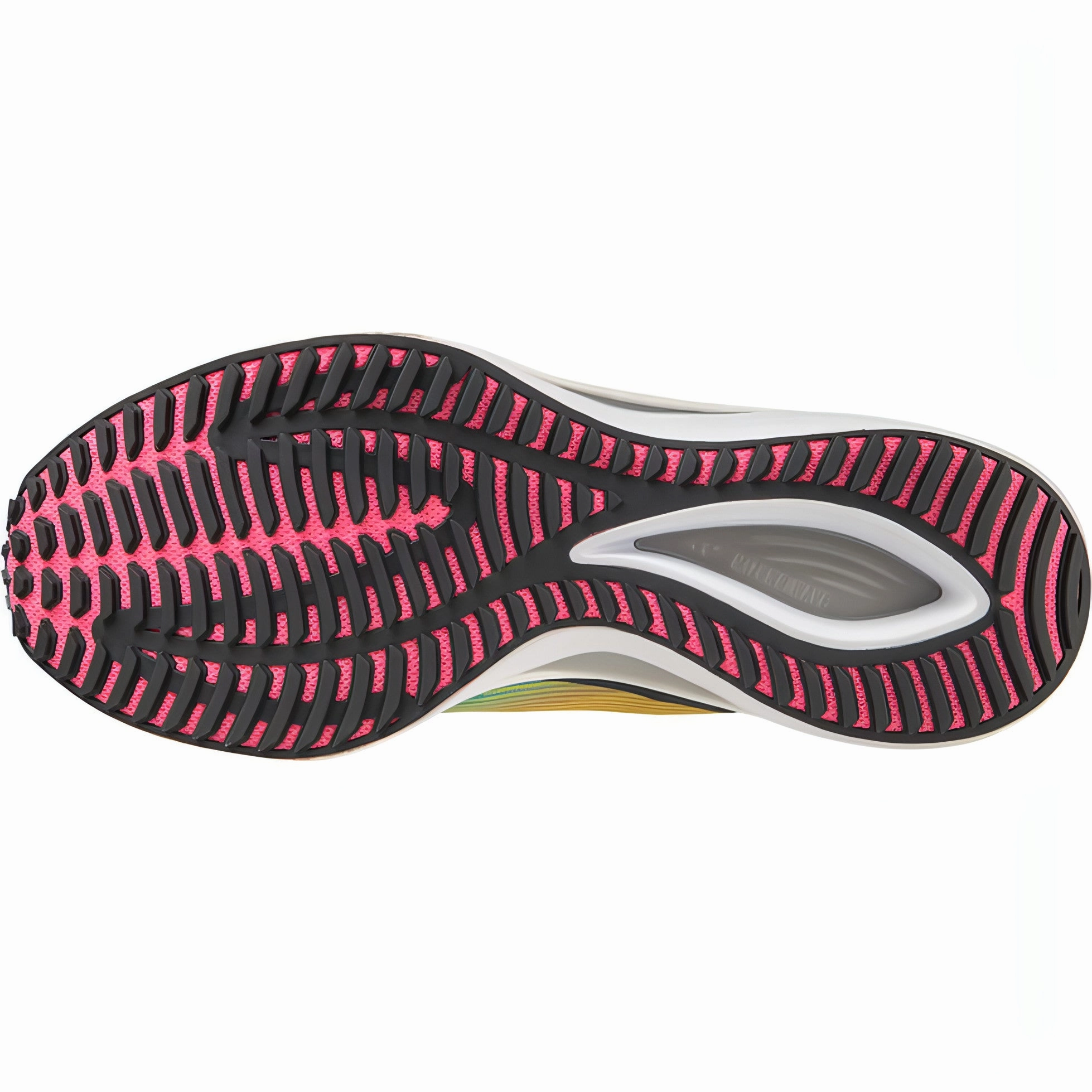 Mizuno Wave Rebellion Flash Mens Running Shoes - Yellow hybrid - material shoes music - themed running gear