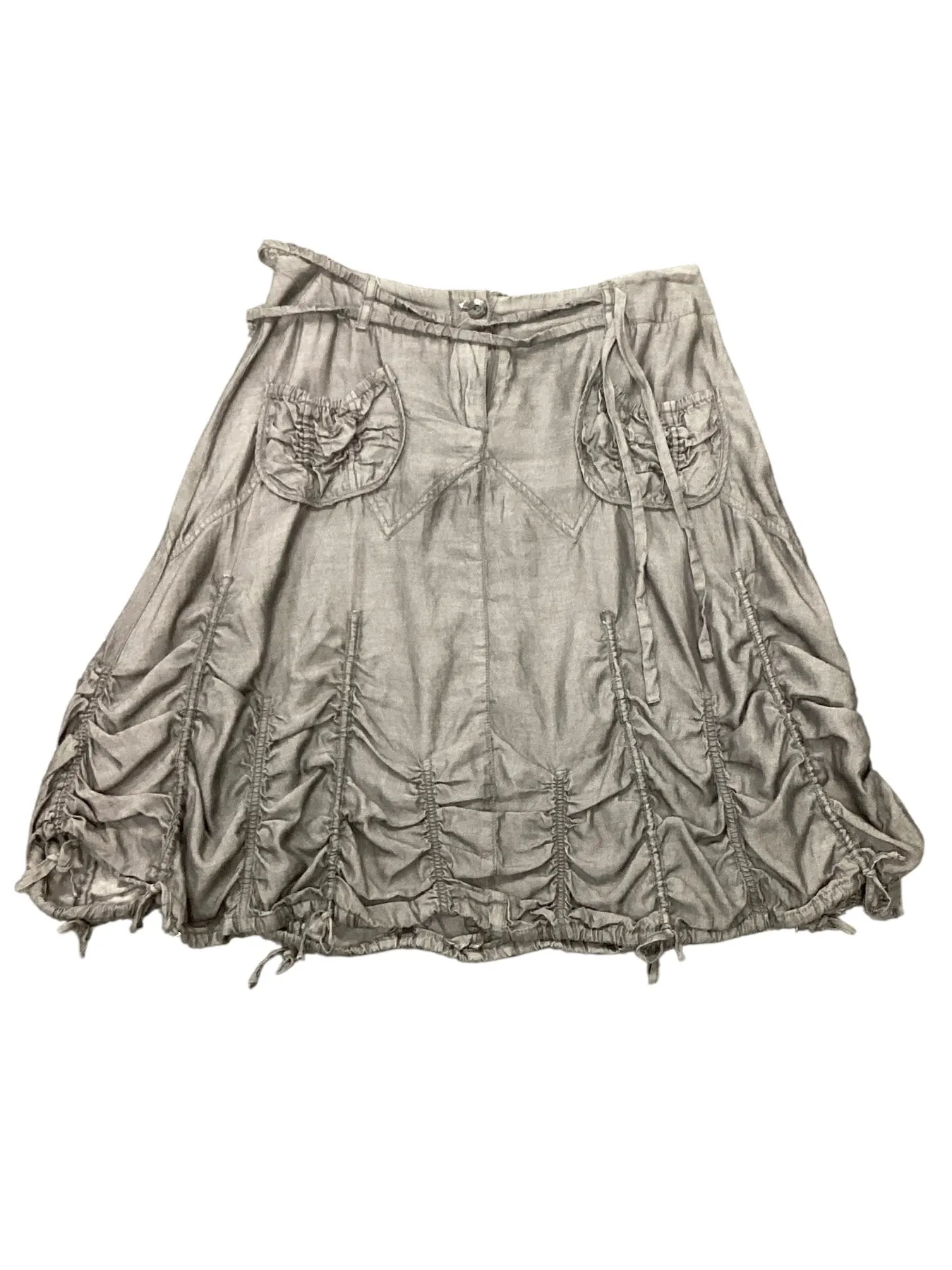 Mix Texture Akela Key Women??s Black Skirt M/L