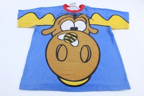 90's Universal Studios Bullwinkle J. Moose All Over Print T-Shirt Cool Comfort Perfect Style