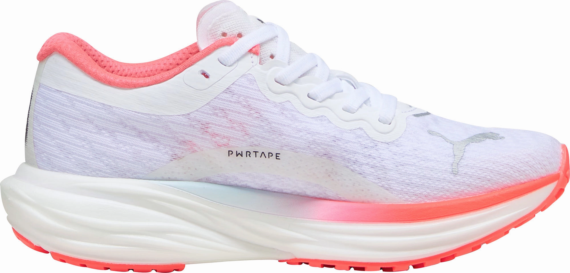 Puma Deviate Nitro 2 Womens Running Shoes - White Focus - boosting