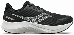 Unibody Knit Structure Saucony Tide 2 Mens Running Shoes - Black