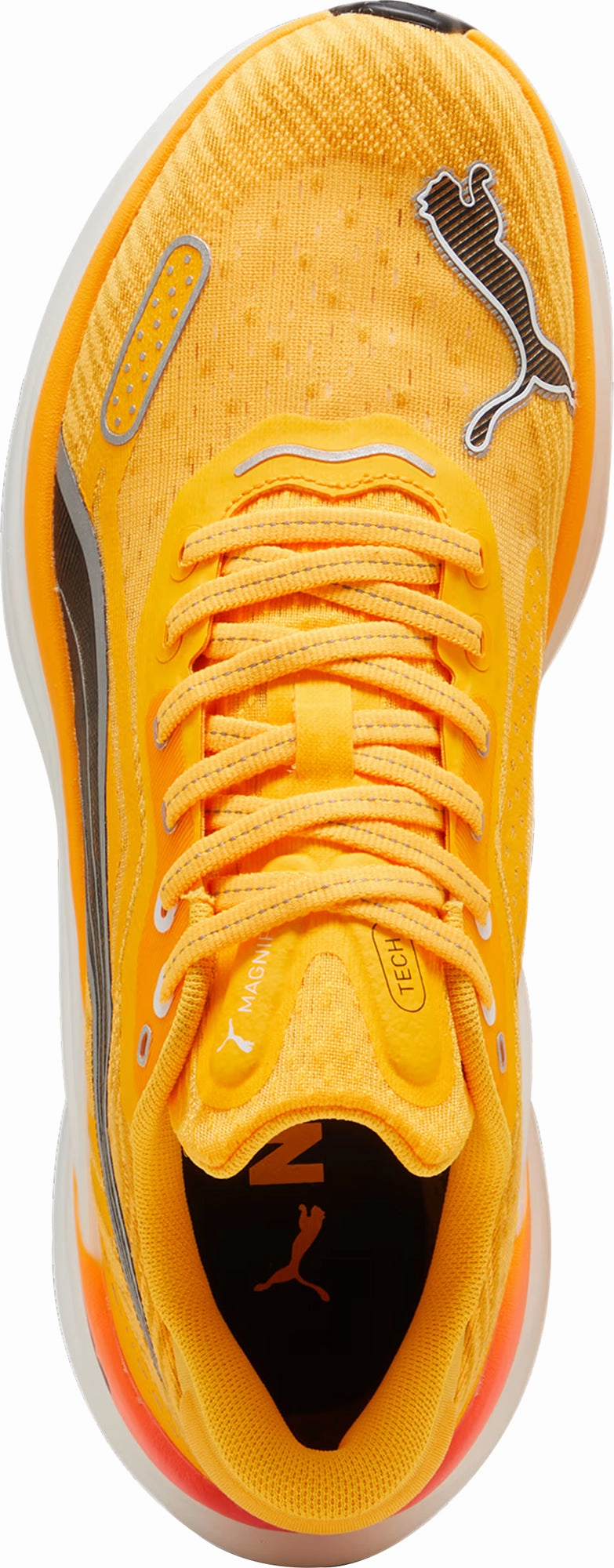 Puma Magnify Nitro 2 Mens Running Shoes - Orange Breathable Tongue running in different seasons