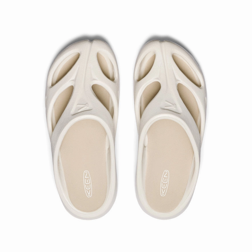 Classic Touch Long Lasting Slip On Women's Shanti Clog  |  White Latte