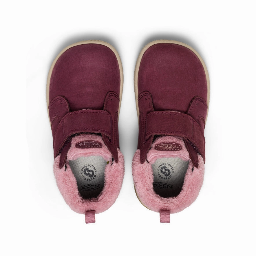 Little Kids' KNX Middie  |  Fig/Lilas Collapsible Heel Design