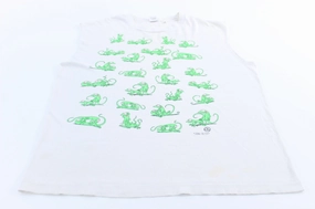 90's Funny Lizards S*x Positions Graphic Tank Top Non Chafe Stitching