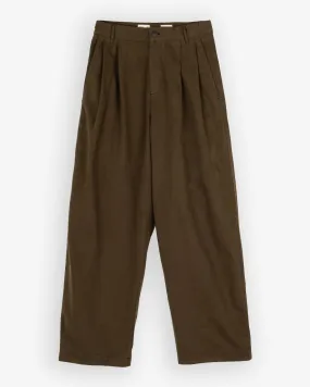 Comfortable Layering Durable Fabric Ambassador Pants Gabardine Satin Java Brown