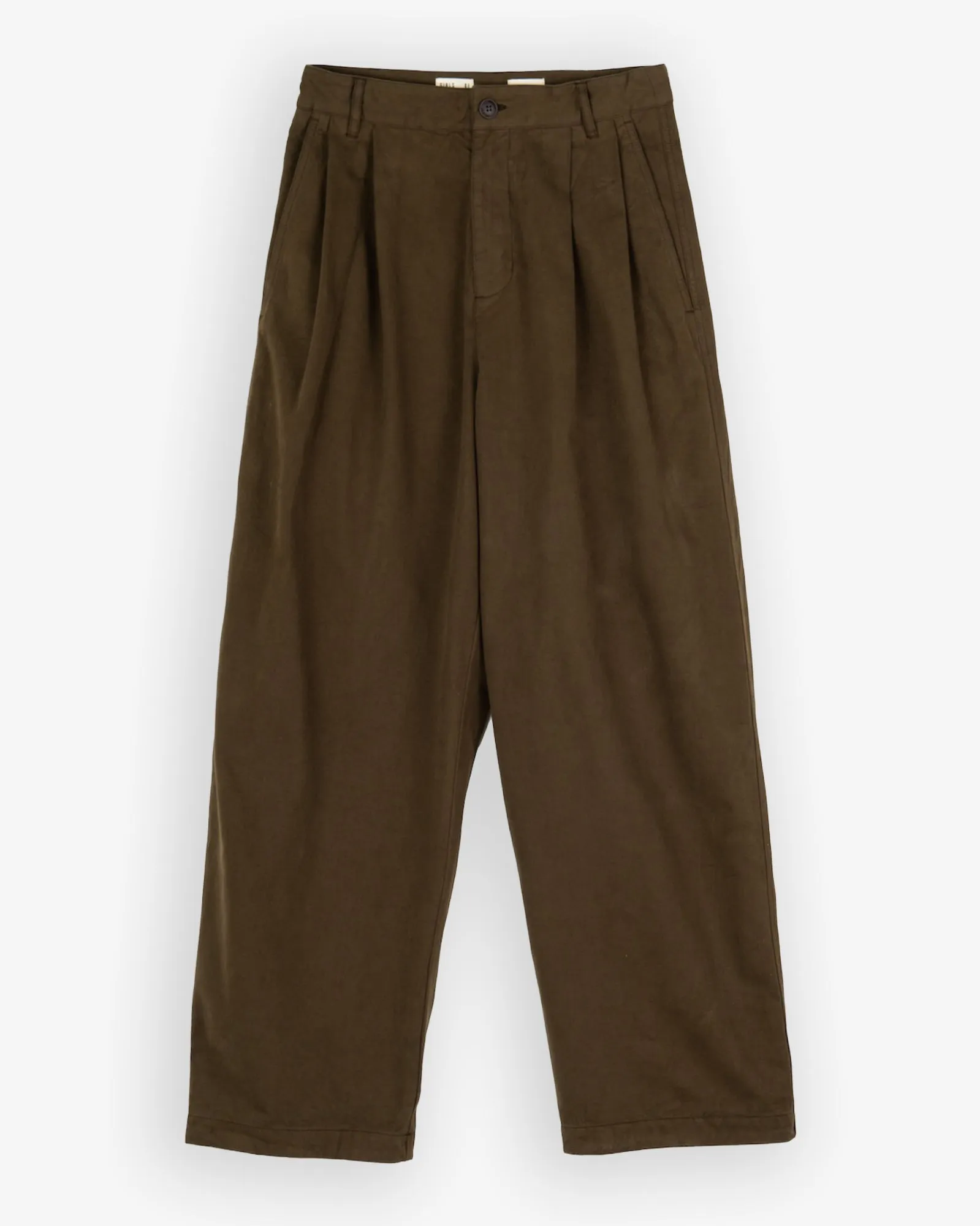 Comfortable Layering Durable Fabric Ambassador Pants Gabardine Satin Java Brown
