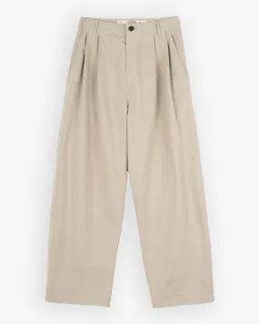 Ambassador Pants Gabardine Satin Oyster Durable Twill