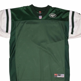 VINTAGE NFL NIKE NEW YORK JETS 1990S JERSEY SIZE XL Sporty Feel Hygroscopic Yarn