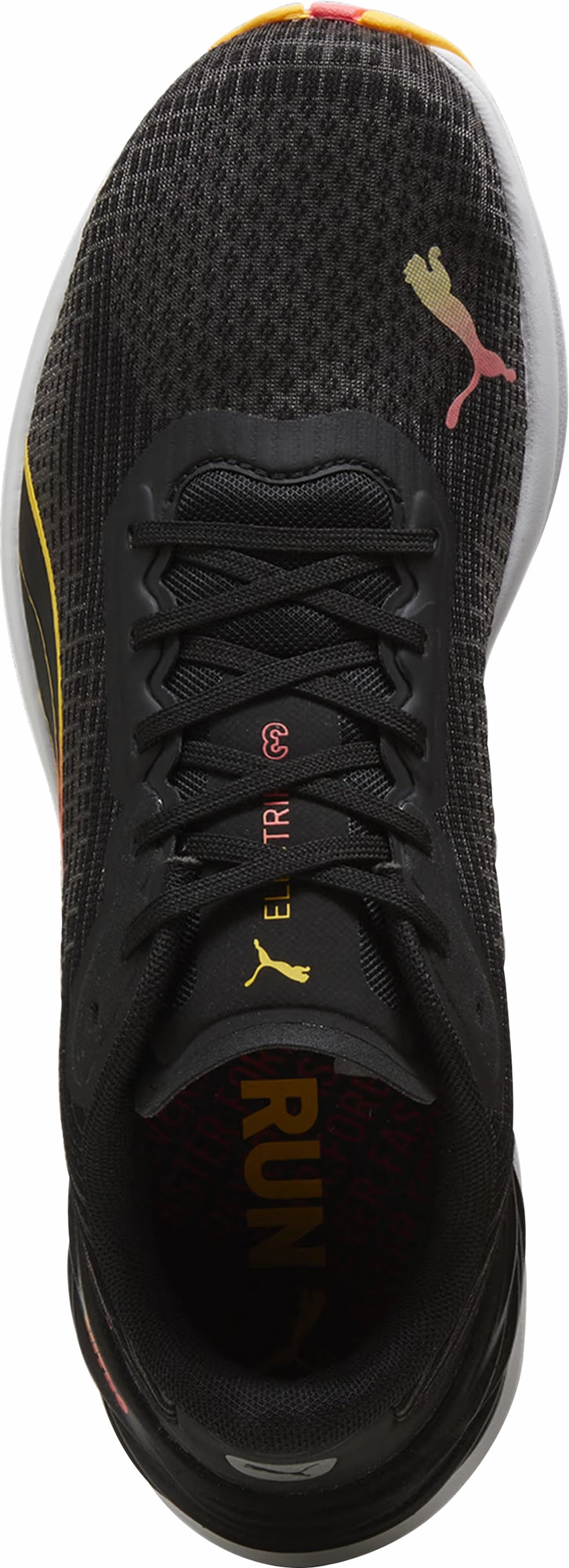 Puma Electrify Nitro 3 Mens Running Shoes - Black Textured Grip Surface men - only