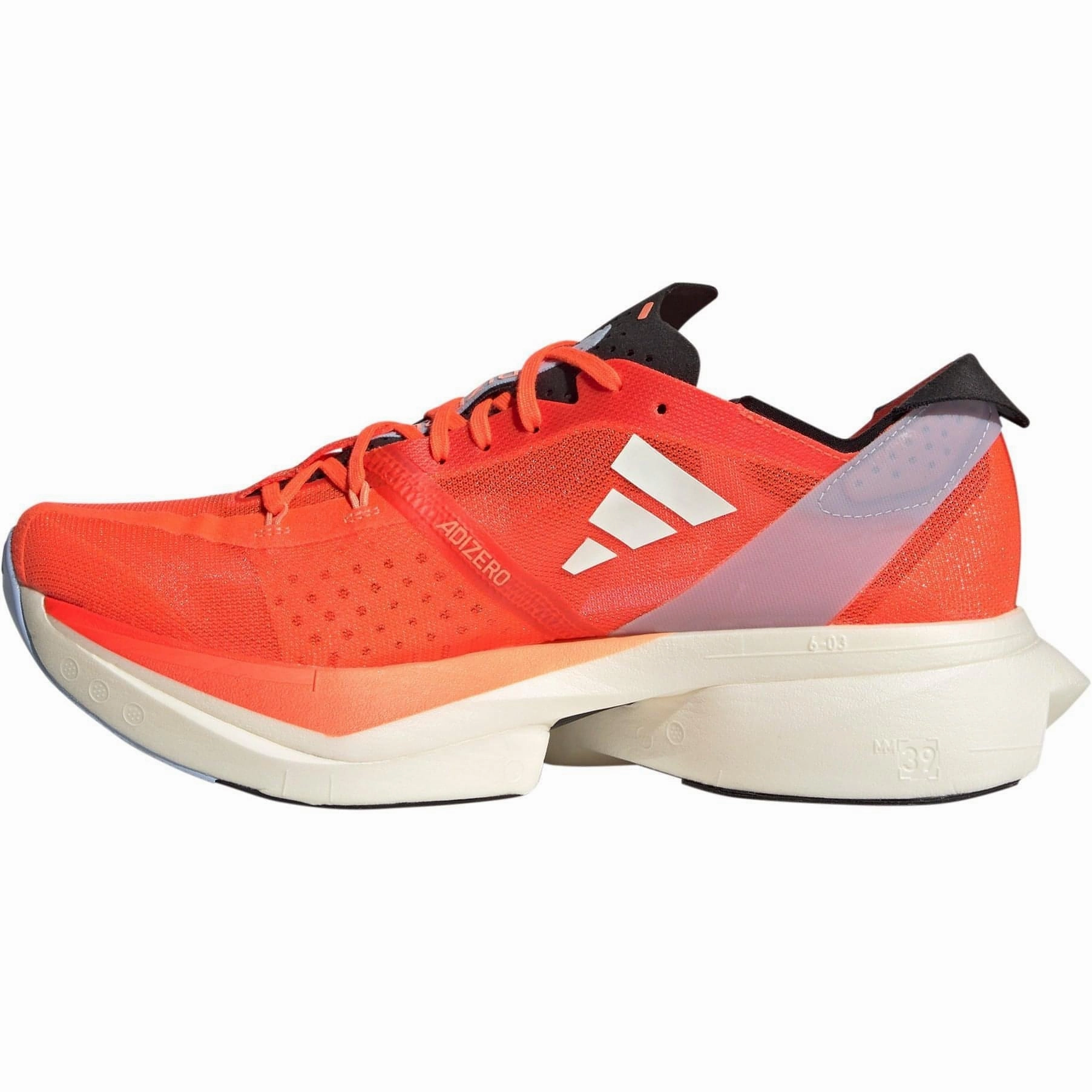 running in a culvert area shoes Gradient Compression adidas Adizero Adios Pro 3 Running Shoes - Red
