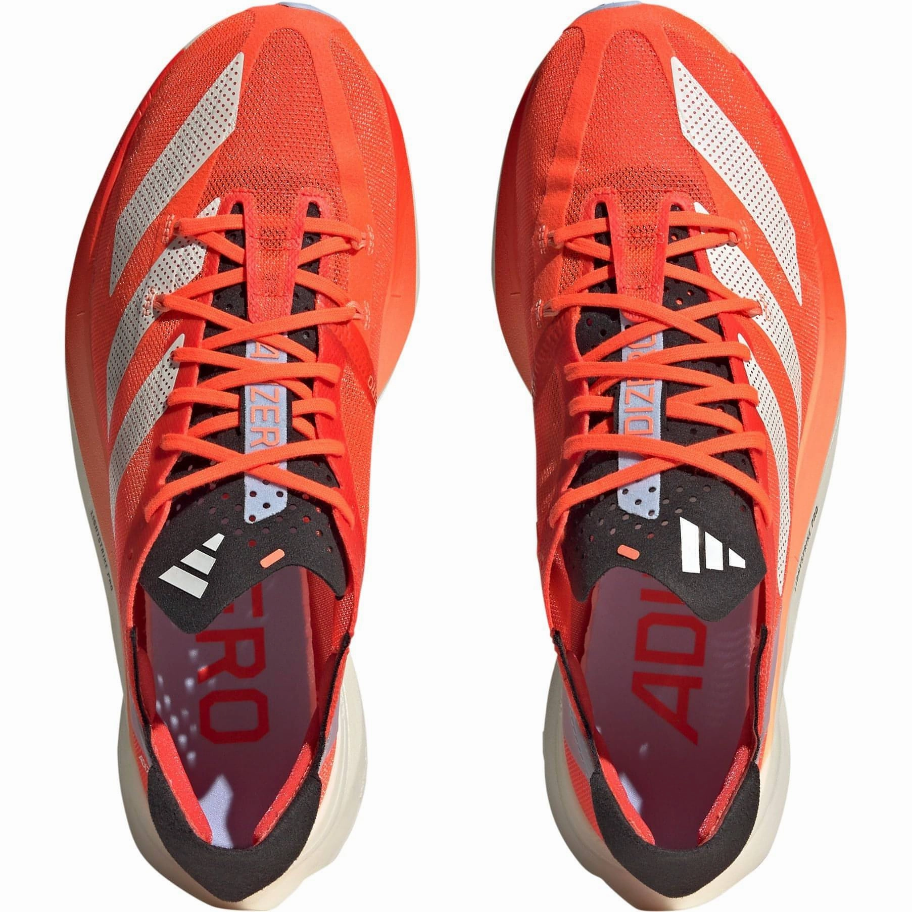 adidas Adizero Adios Pro 3 Running Shoes - Red toe box roomy