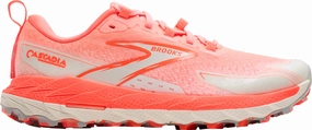 Themed Run Brooks Cascadia 18 Womens Trail Running Shoes - Orange