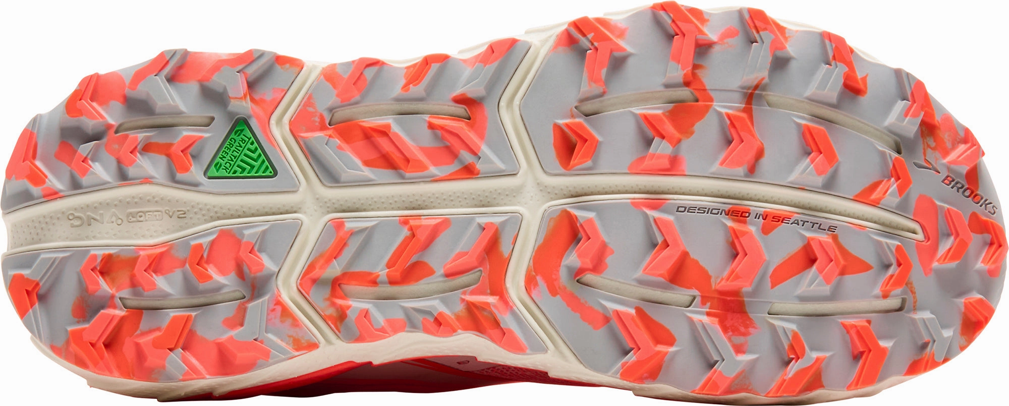 Brooks Cascadia 18 Womens Trail Running Shoes - Orange Adaptable to different weather