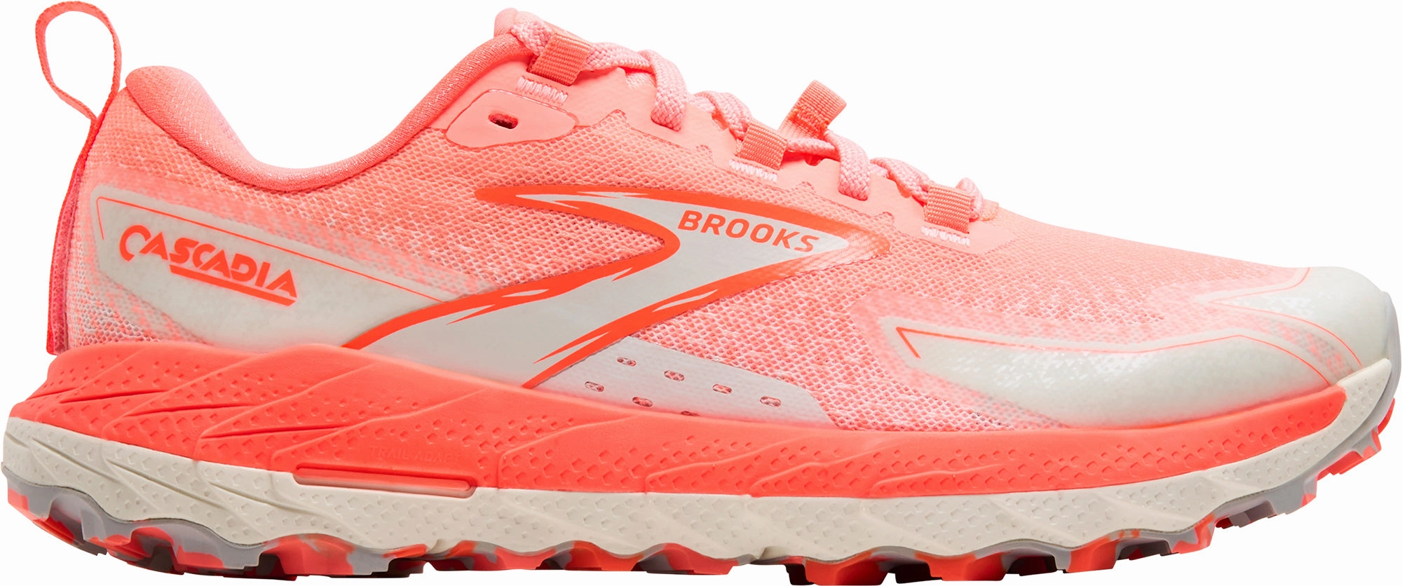 Themed Run Brooks Cascadia 18 Womens Trail Running Shoes - Orange