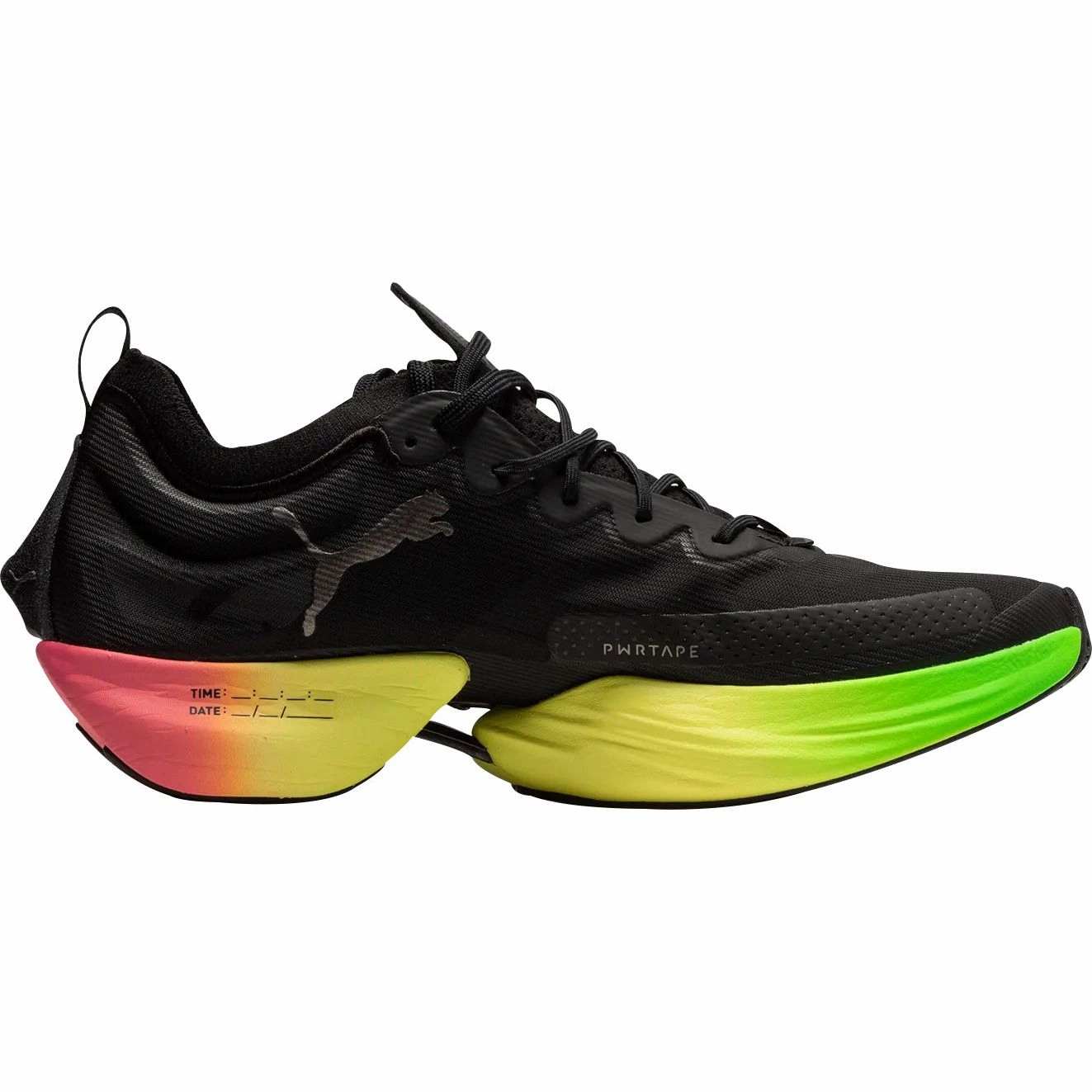 Puma Fast-R Nitro Elite Mens Running Shoes - Black moisture - wicking lining easy - to - clean running shoes