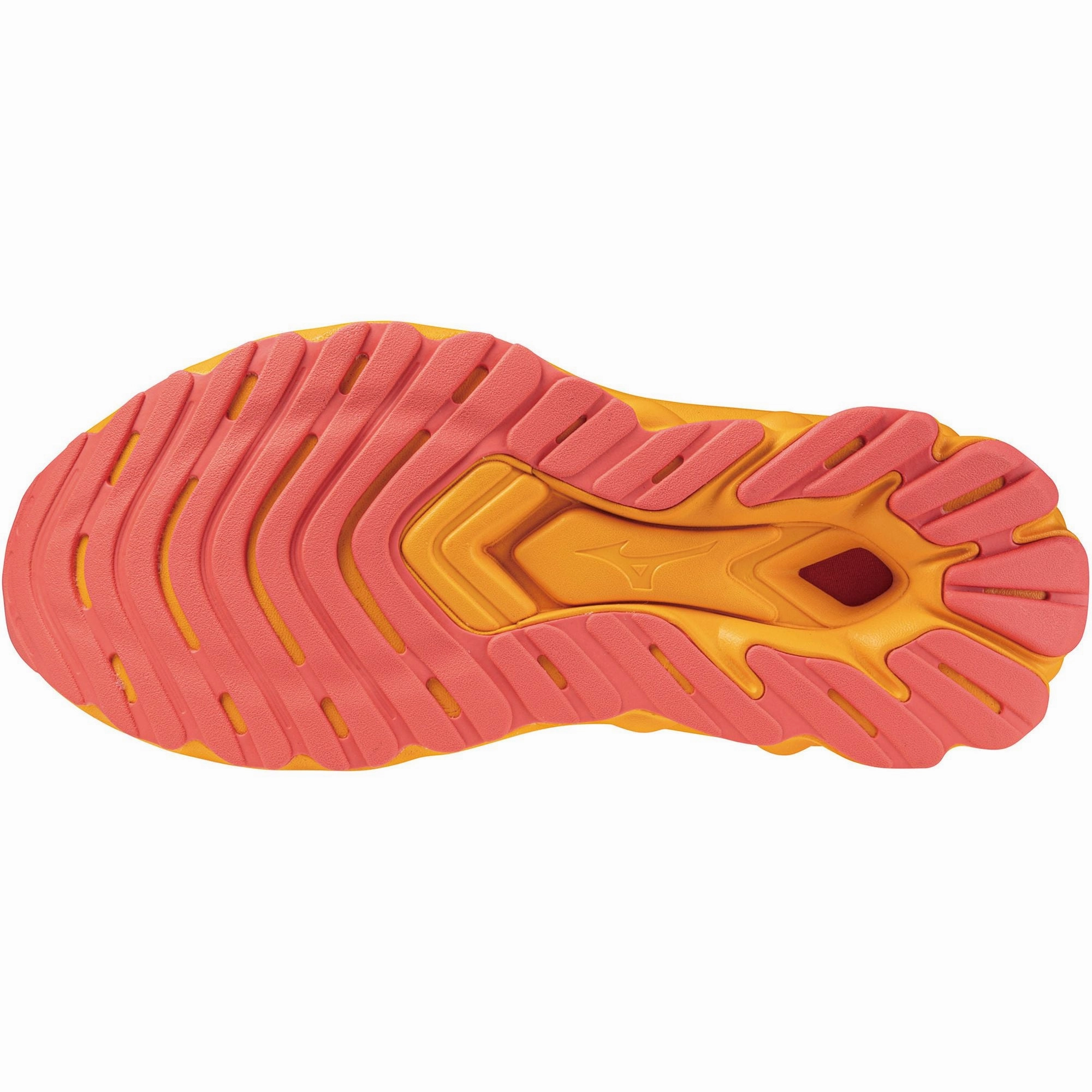 Breathable mesh design Traction Grooves Mizuno Wave Skyrise 5 Womens Running Shoes - Green