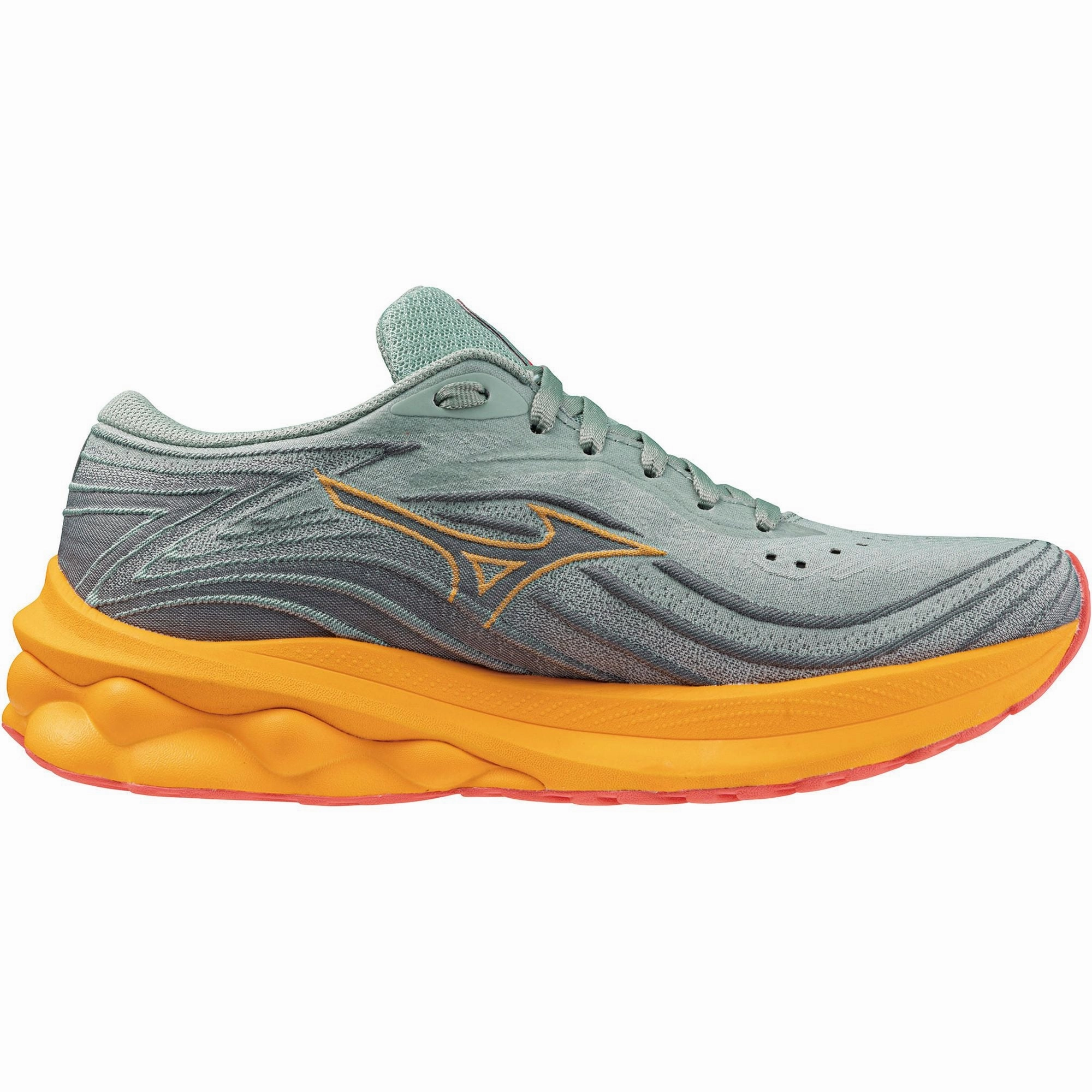 flexible shoes Mizuno Wave Skyrise 5 Womens Running Shoes - Green