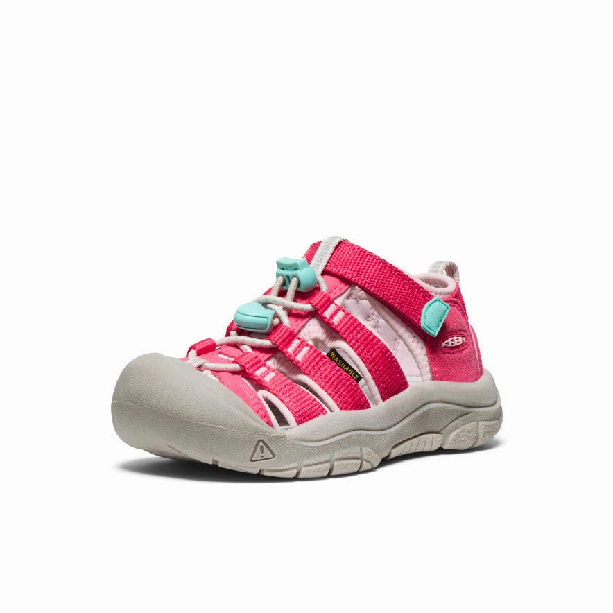 Narrow Fit Little Kids' Newport H2  |  Raspberry/Giggle Pink