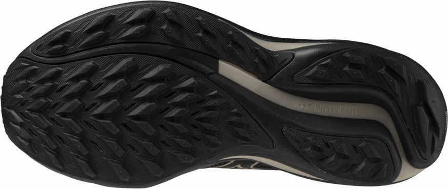 Stable Landing Platform Mizuno Wave Rider GORE-TEX 2 Womens Trail Running Shoes - Black