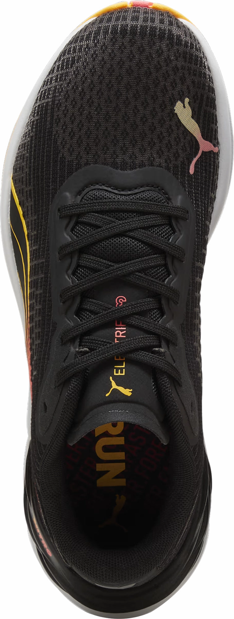 TPU Stability Shank Performance Engineering Puma Electrify Nitro 3 Womens Running Shoes - Black