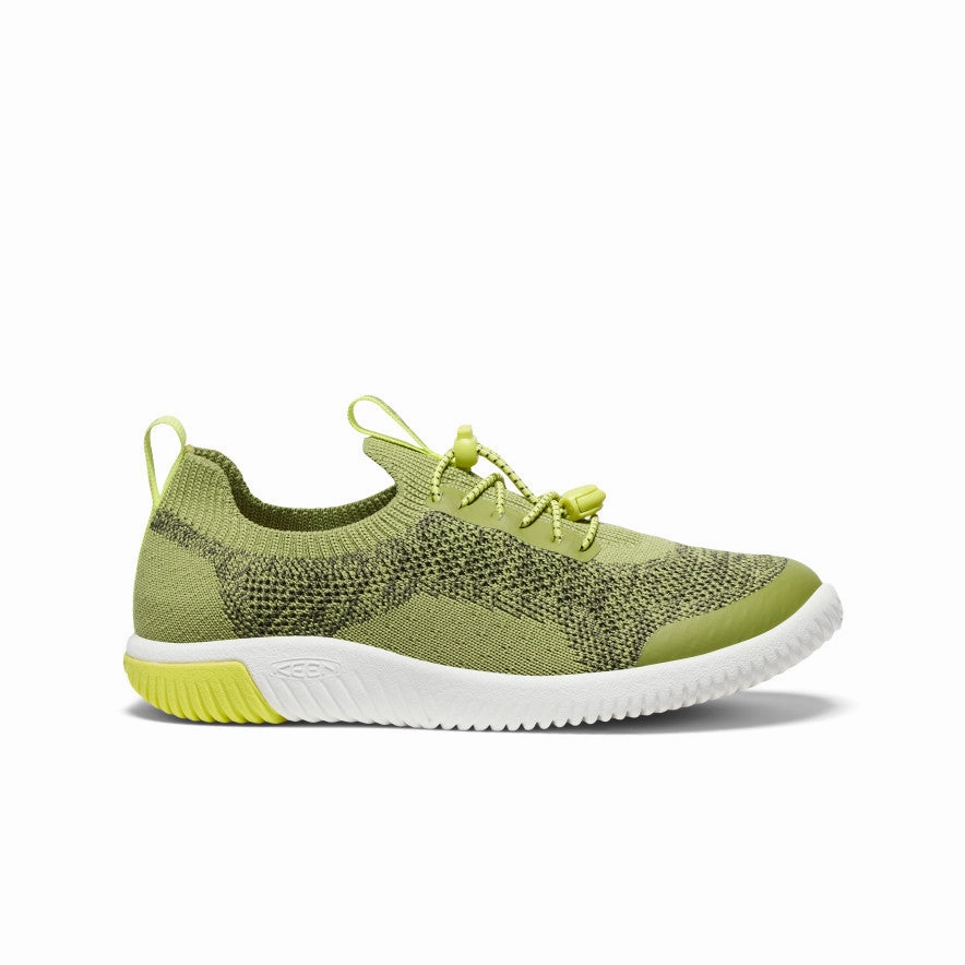 Big Kids' KNX Knit Sneaker  |  Iguana/Evening Primrose Slow Pace Freedom Walk