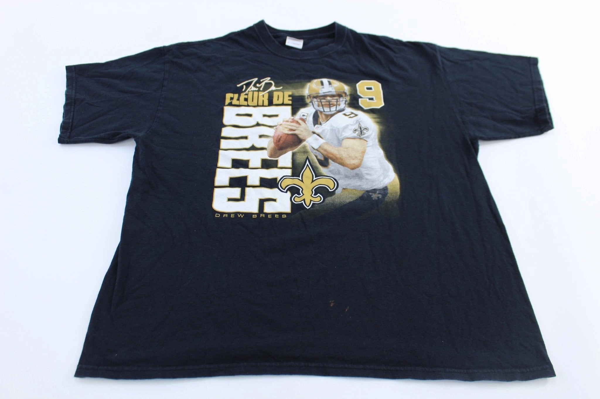 New Orleans Saints Football Drew Brees Graphic T-Shirt Comfortable Fit Wear