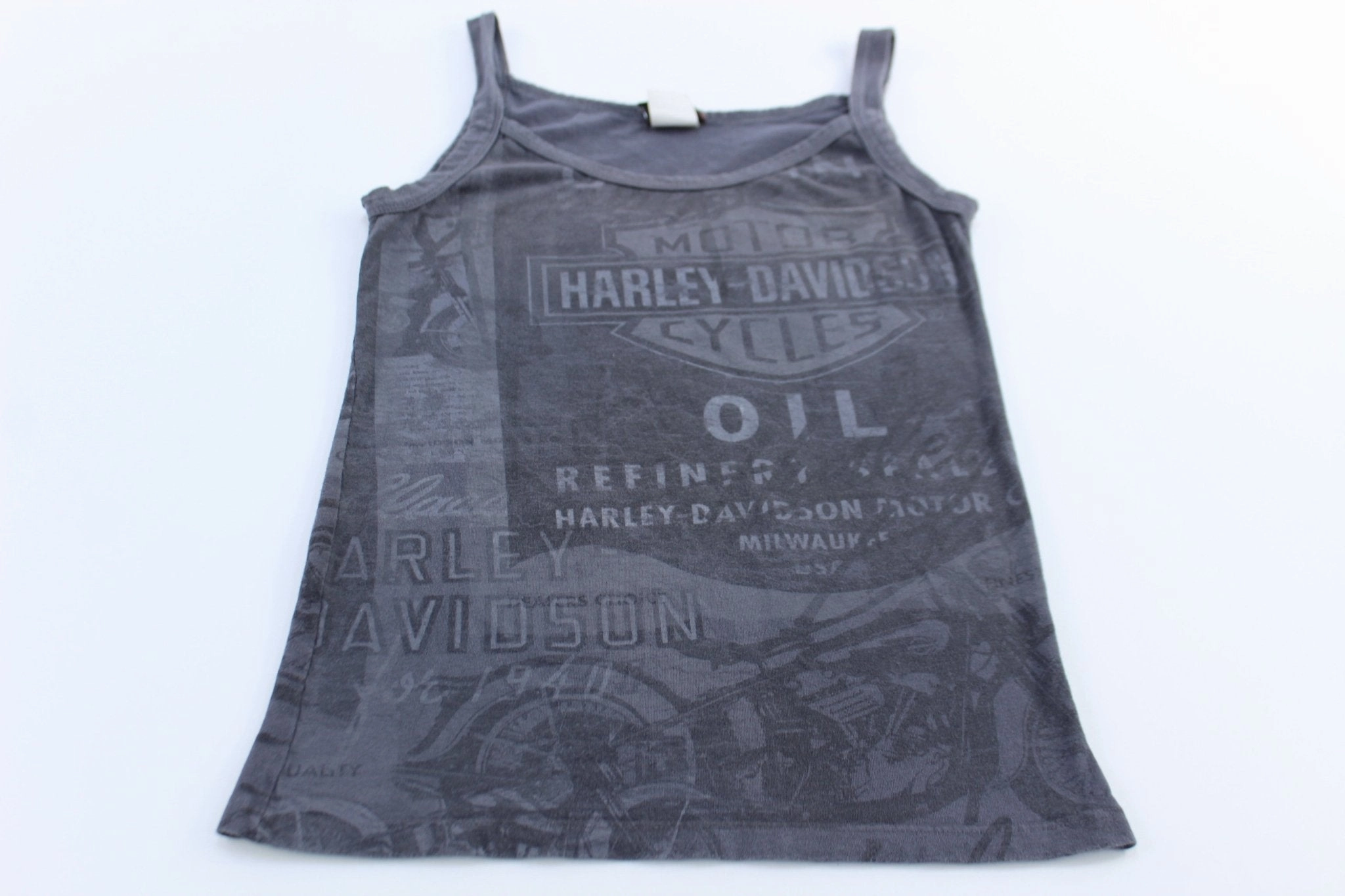 Chill Fit Women's Harley Davidson Motorcycles Tulsa, Oklahoma Grey Tank Top
