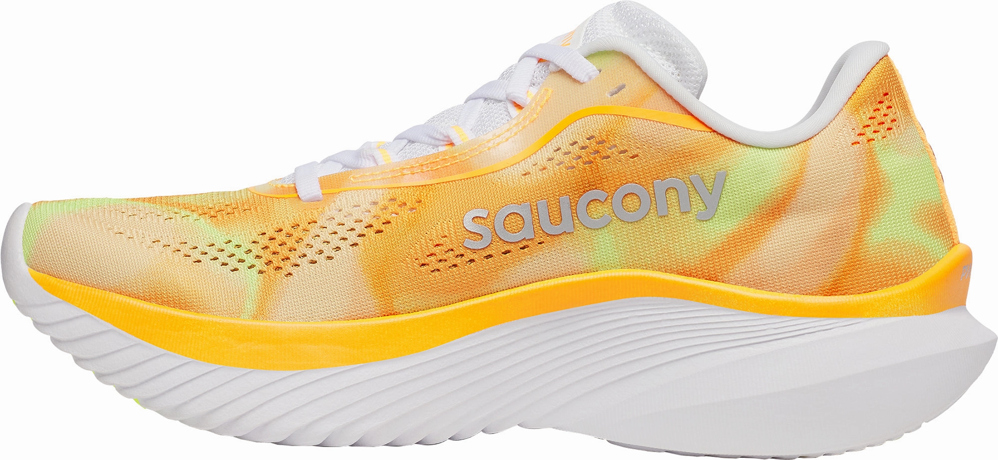 Saucony Kinvara 15 Womens Running Shoes - Orange Wide Base Platform