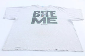 90's Wisconsin Bite Me Mosquito Graphic T-shirt Cool and Comfortable Cozy and Light