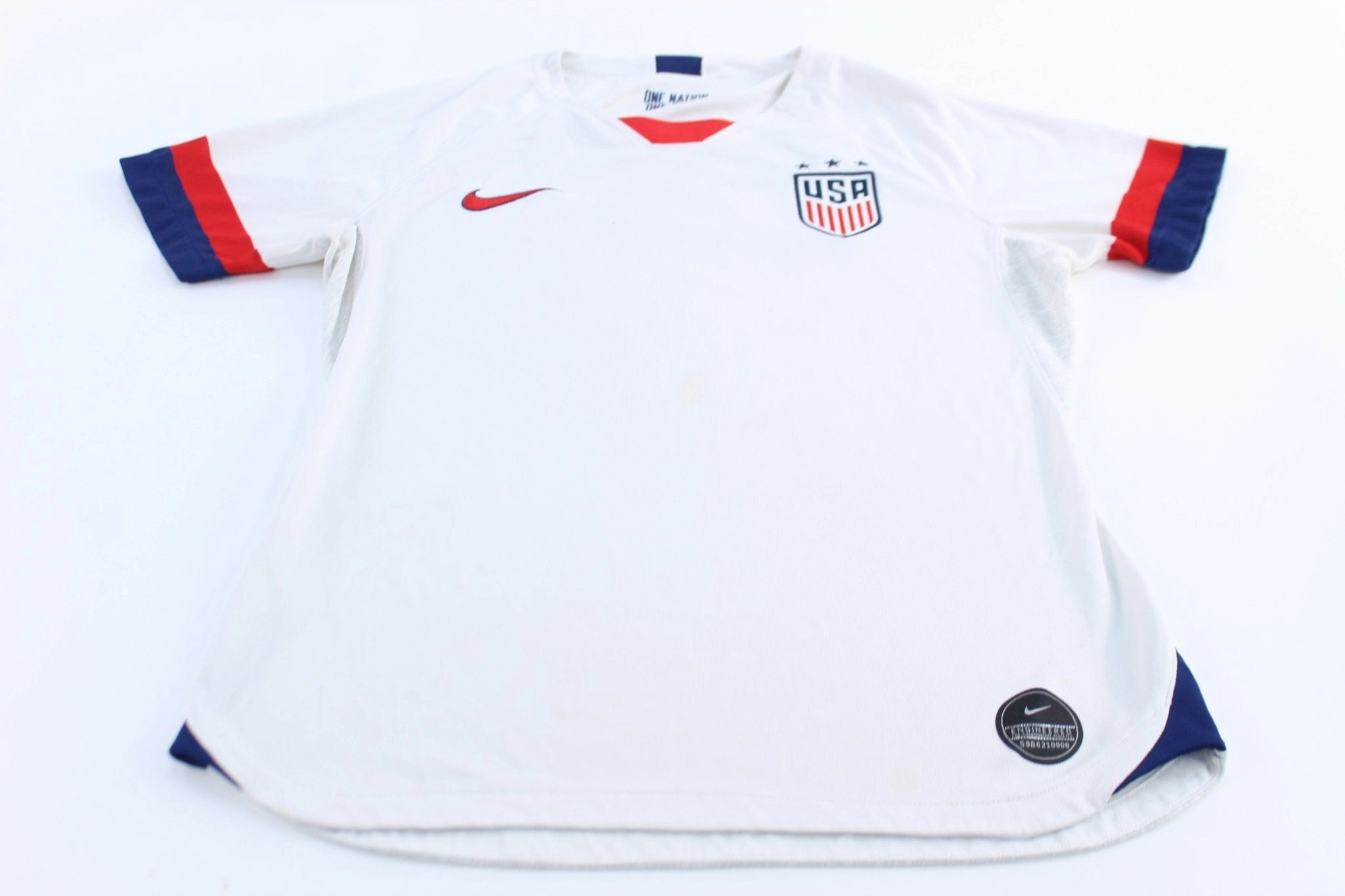 Women's Nike Embroidered Logo Team USA Soccer Jersey Non Restrictive Armholes