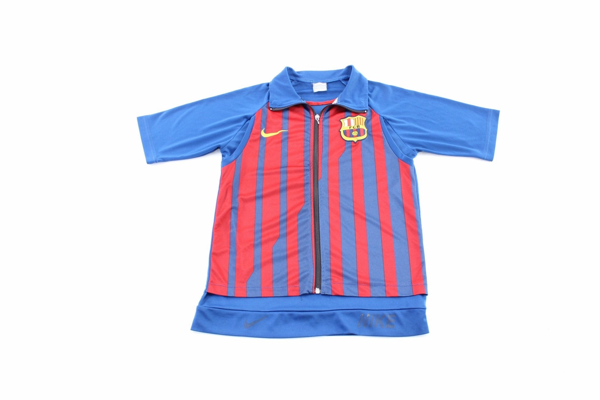 Ventilated Side Gussets Sport Performance Youth Nike Embroidered Logo FC Barcelona Soccer Jersey
