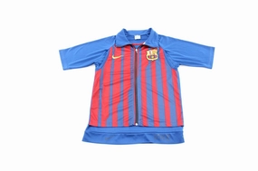 Ventilated Side Gussets Sport Performance Youth Nike Embroidered Logo FC Barcelona Soccer Jersey