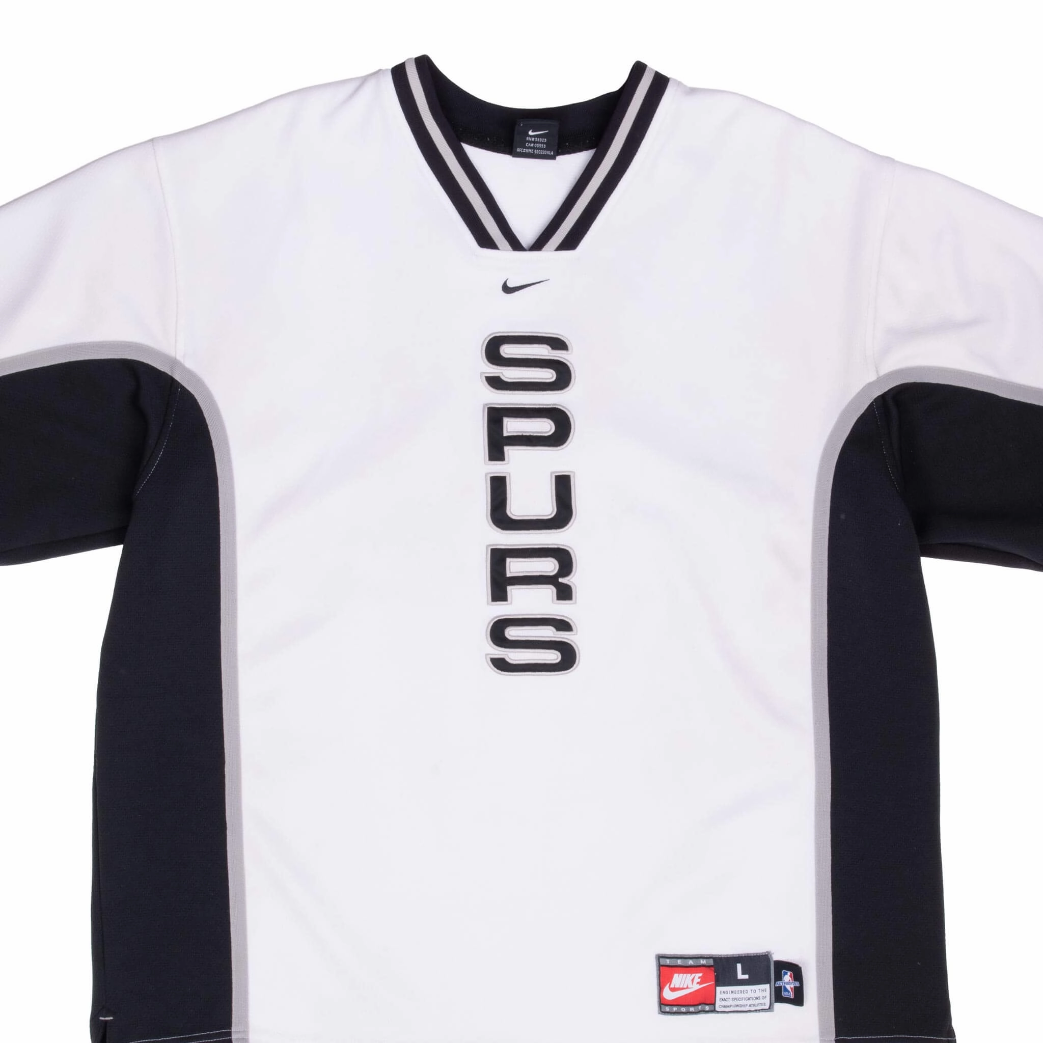 VINTAGE NIKE NBA SAN ANTONIO SPURS JERSEY 1990S LARGE Airflow Channel Design