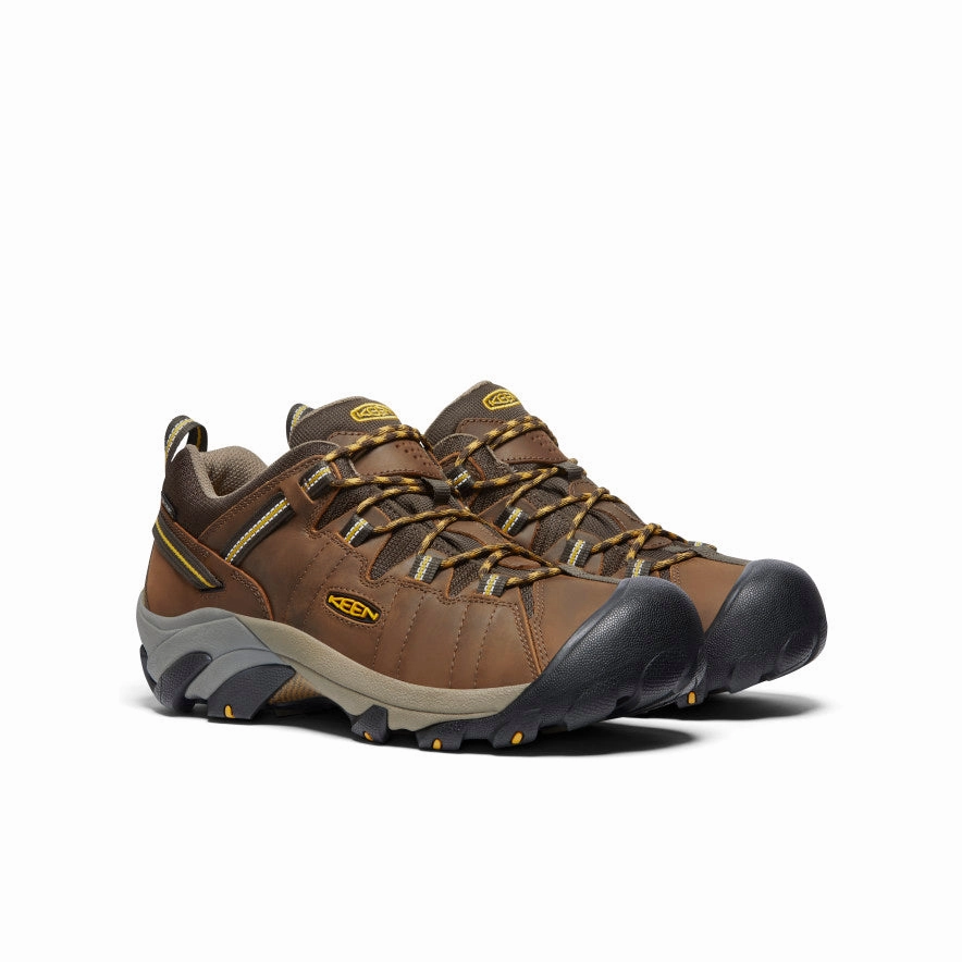 Men's Targhee II Waterproof Wide  |  Cascade Brown/Golden Yellow Comfortable Straps