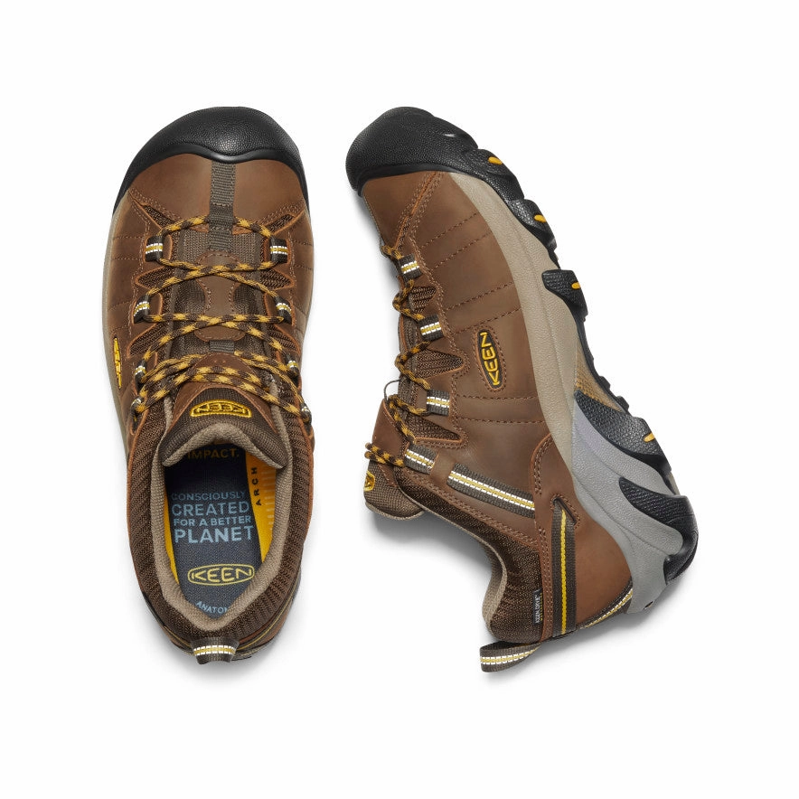 Breathable Men's Targhee II Waterproof Wide  |  Cascade Brown/Golden Yellow