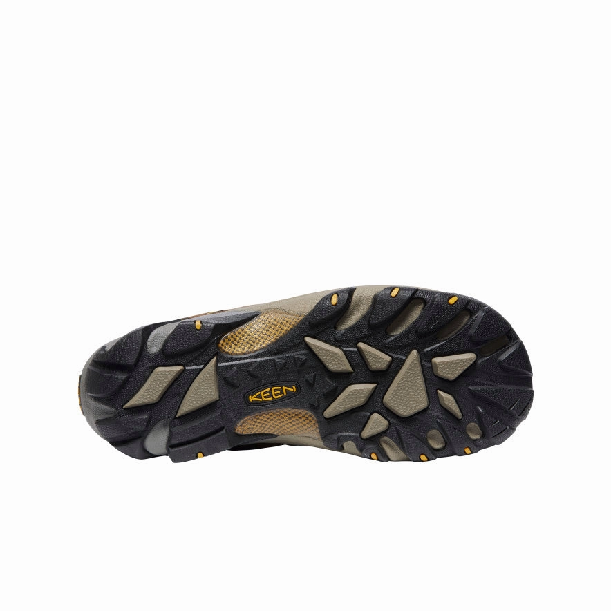 Men's Targhee II Waterproof Wide  |  Cascade Brown/Golden Yellow Multi Terrain