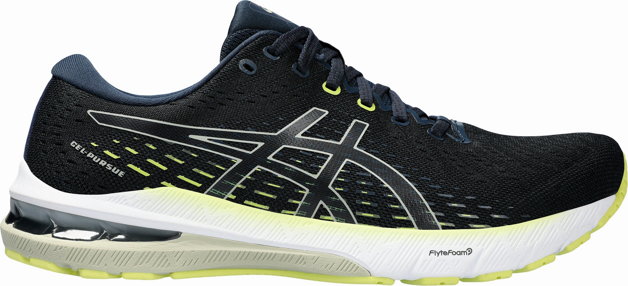 Asics Gel Pursue 8 Mens Running Shoes - Blue Supportive straps Reinforced Eyelet Design