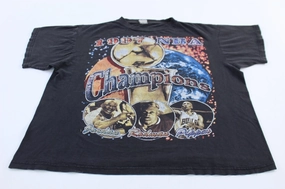 AllWeatherComfort 1997 Chicago Bulls Basketball World Championship Rap Tee T-shirt