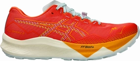Reflective - details running on track shoes Asics FujiSpeed 3 Mens Trail Running Shoes - Red