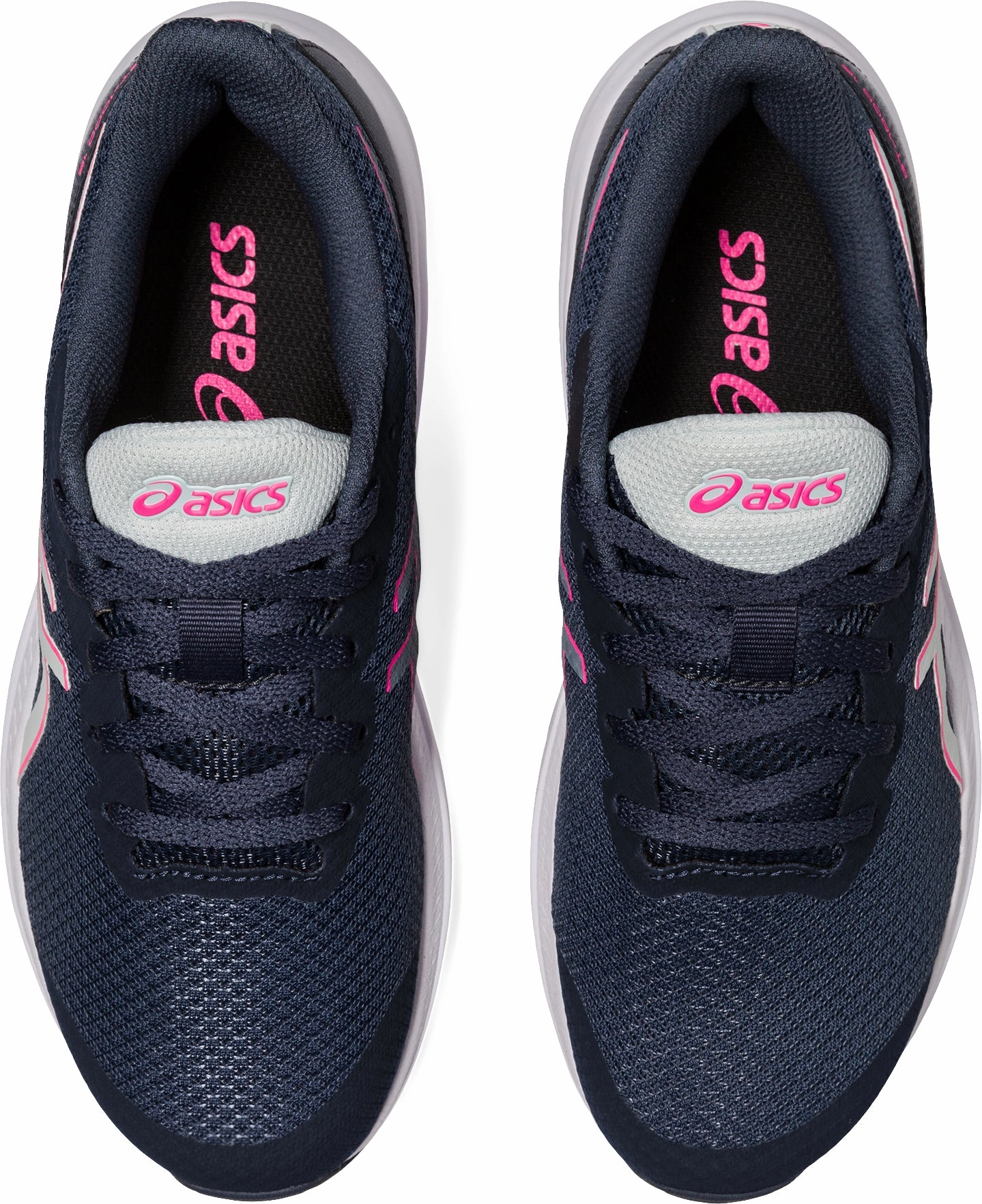 Asics GT 1000 12 GS Junior Running Shoes - Blue Quick - release Flexible Traction Pattern