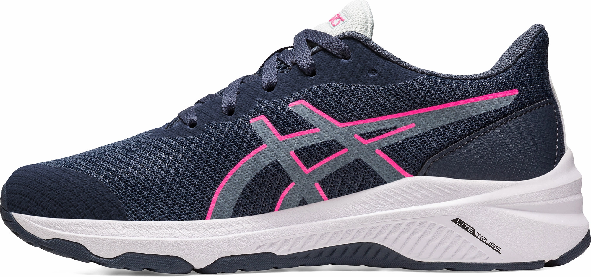 Responsive forefoot Abrasion Resistant Panels Asics GT 1000 12 GS Junior Running Shoes - Blue