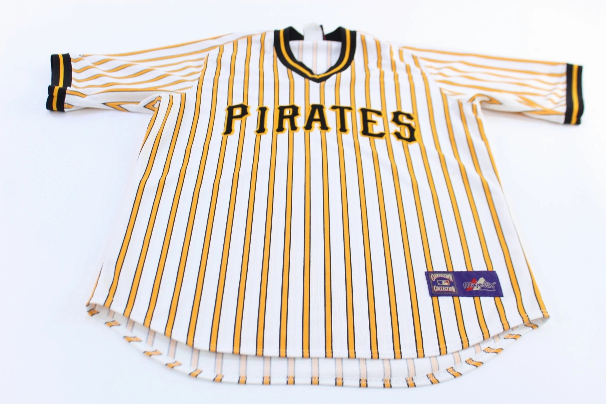 Pittsburgh Pirates Embroidered Cooperstown Collection Baseball Jersey Urban Fit Wicking Performance Fabric