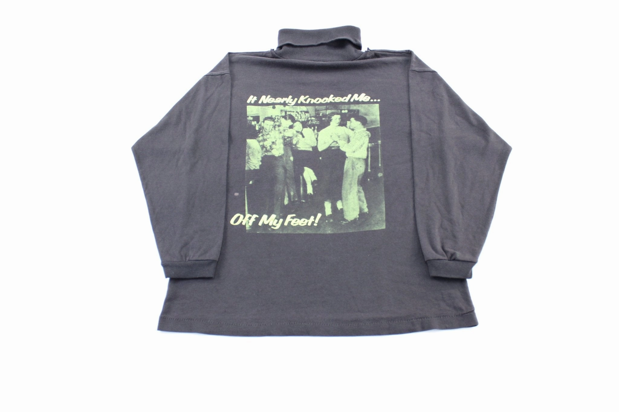 Vintage 50's Swing Time It Nearly Knocked Me... Off My Feet Graphic T-Shirt Travel convenience